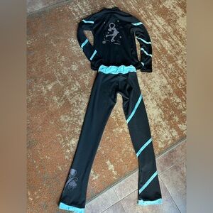 Girls Figure Skating Jacket and Pants Set